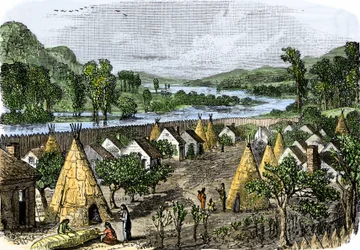 History of Indigenous Peoples: Mohawk Village, New York, circa 1780