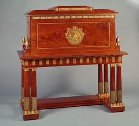 Imperial Mahogany Secretaire, by David Roentgen (1743-1807), German