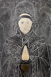 Interior, Southern Aisle, West Side, Funerary Slab