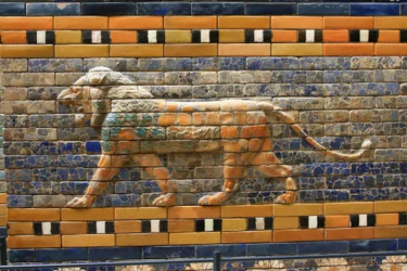 Ishtar Gate, Detail, Pergamon Museum, Berlin, Germany