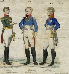 Jerome Bonaparte King of Westphalia, Prince Louis Ferdinand of Prussia and Ludwig I of Bavaria