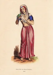Girl from the Himalayan Mountains