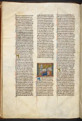 Joseph of Arimathea Preaching to His Followers from Estoire del Saint Graal