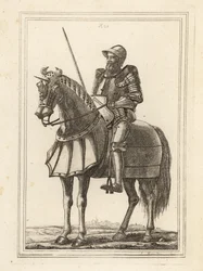 King Edward III Depicted as an Armed Knight on Horseback