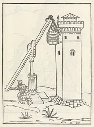 Mobile lift to assault a tower