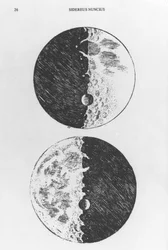 Moon drawing, c. 1610