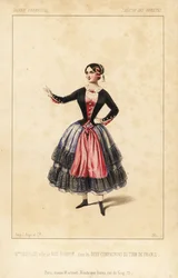 Mrs. Elisabeth Augustine Bressant as Nini Pompon in les Deux Compagnons du Tour de France, Theatre des Varietes