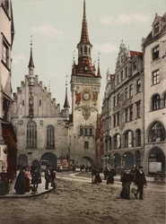 Munich Town Hall, 1890-90