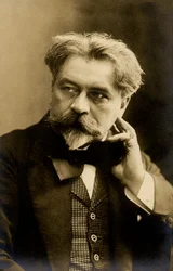 Music. The Hungarian Conductor Arthur Nikisch. Photo, Germany, c.1900 (postcard)