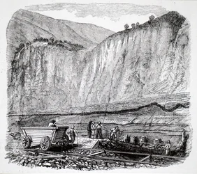 Navvies Working on the Liverpool-Manchester Railway