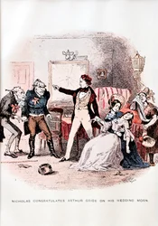Nicholas Nickleby by C. Dickens - Illustration