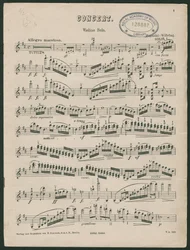 Paganini Violin Concerto No 1, op 6