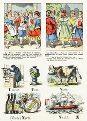 Page 8 - The Costume Ball, The Round - Child Entertainment Alphabet c.1890
