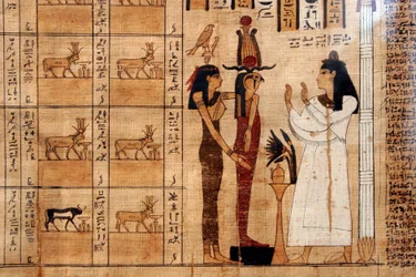 Papyrus from a Book of the Dead, Egyptian Museum, Turin