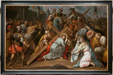 Parish Church (Parochiekerk Sint-Maarten). Painting.