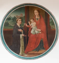 Parish Church (Sint-Denijs-Boekel, Parochiekerk Sint-Denijs). North Aisle. A Wall Painting