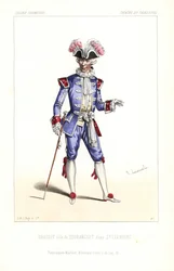 Paul Grassot as Tourangeot in Sylvandire, Theatre du Palais-Royal
