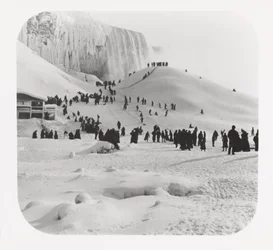 People enjoying the snow