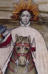 Person on Horseback (detail)