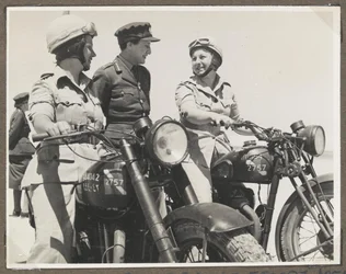 Photograph from an album containing 65 photographs relating to the Auxiliary Territorial Service and British Forces in the Middle East