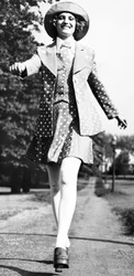 Polka Dot Minidress, May 1972