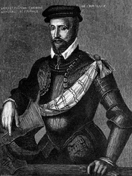 Portrait of Gaspard de Coligny, Seigneur de Châtillon (1519-1572), French nobleman, admiral, and Huguenot leader in the French Wars of Religion