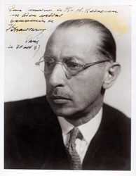 Portrait of Igor Stravinsky