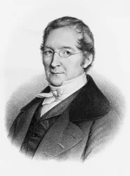 Portrait of Joseph-Louis Gay-Lussac (1778-1850), French chemist and physicist, engraving