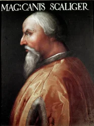 Portrait of the Lord of Verona Can Francesco della Scala Called Cangrande I