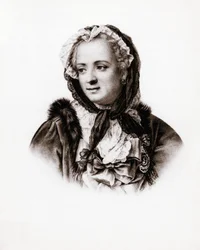 Portrait of the Queen of France Marie Lescszinska, Queen of France