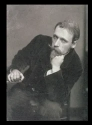 Portrait Photograph of Walter Crane (1845-1915) by Frederick Hollyer (1837-1933) 1886
