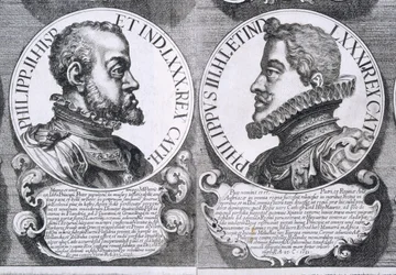 Portraits of Philip II and Philip III of Spain