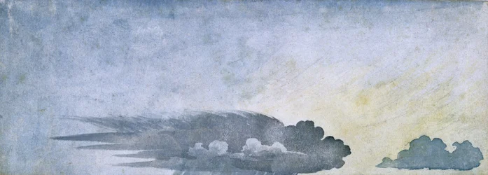 Rain hitting the ground, anvil is spread out, c 1803