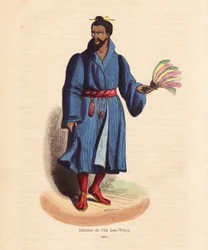 Resident of the islands Ryu Kyu