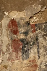 Ribelles. The Church. Interior. The Apse. The Wall Paintings. (Detail) Romanesque.