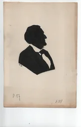 Richard Wagner (1813-1883) ca. 1850 (Silhouette)