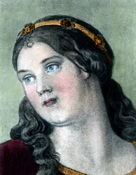Saint Elizabeth as a teenager