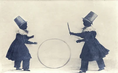 Silhouette of Two Members of the Brett Family