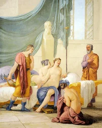 Socrates Teaching Young Alcibiades