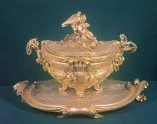 Soup Tureen, Louis XV, Made for the Empress Elizabeth of Russia, by F.T.Germain, Paris