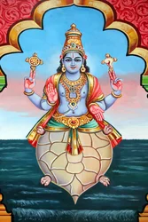 Sri Vadapathira Kaliamman hindu temple. Avatar of Vishnu. Kurma 2nd incarnation. Singapore