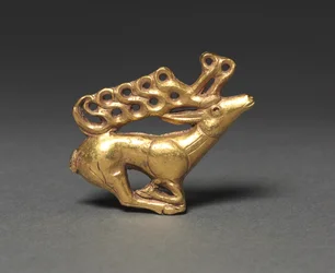 Stag Plaque, 400-300 BC