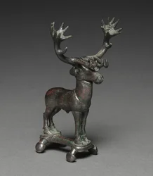 Stag Poletop, 1400-1200 BC