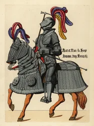 Suit of Engraved Plate Armour and Horse Barding, Reign of King Henry VIII