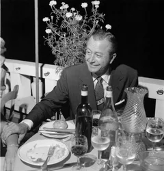 The Actor, Director Robert Young at Venice Lido - 1954