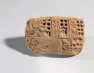 Tablet with Pictographic Inscription, Protoliterate Period, c.3300 BC