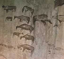 Tanzania, Dodoma Region, Rock Drawings