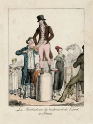 The Troubadours of Boulevard de Gand, Paris, c.1820