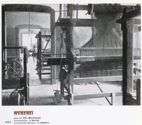 The Weaving Workshop, from the Workshops of the Bauhaus, Weimar