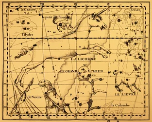 The Constellations of Monoceros and Canis Major
